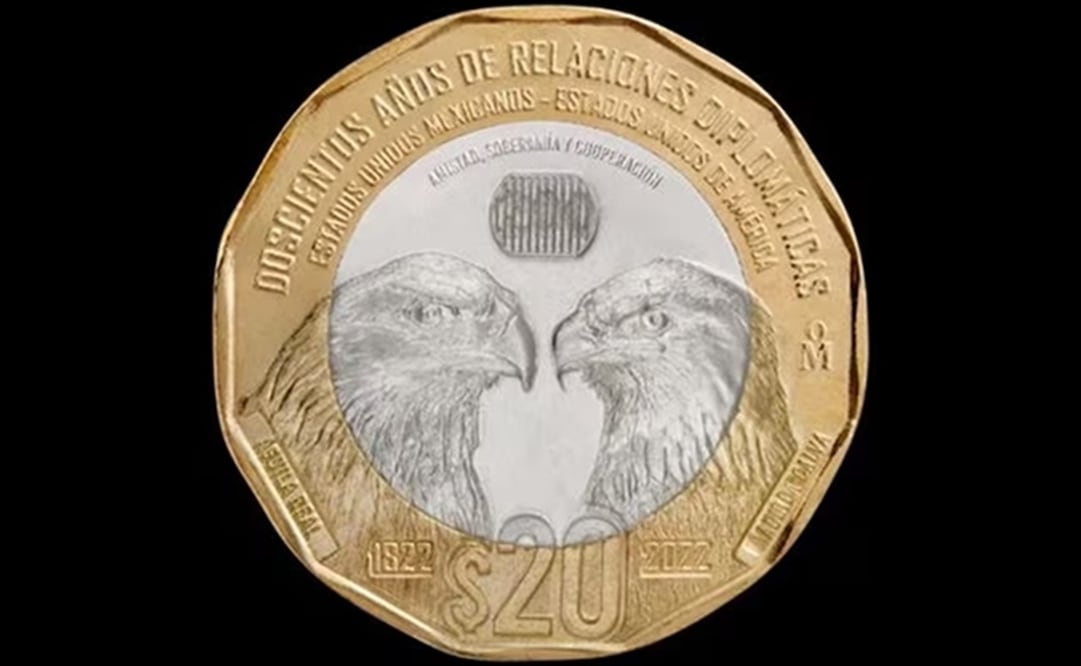 La moneda es de la familia C1, tiene un diámetro de 30 milímetros, es de forma dodecagonal (12 lados), pesa 12.67 gramos y el canto es estriado discontinuo. Foto: Banxico