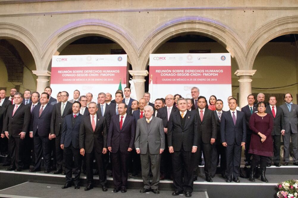 Trabajo. La conferencia se reunió ayer en el Antiguo Palacio del Ayuntamiento en la CDMX (VICTORIA VALTIERRA. CUARTOSCURO)
