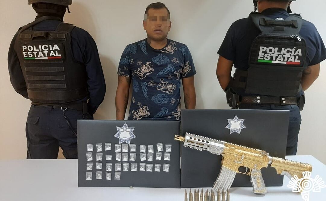 El arma presenta incrustaciones en oro y aparentemente de plata (Foto: Cortesía)