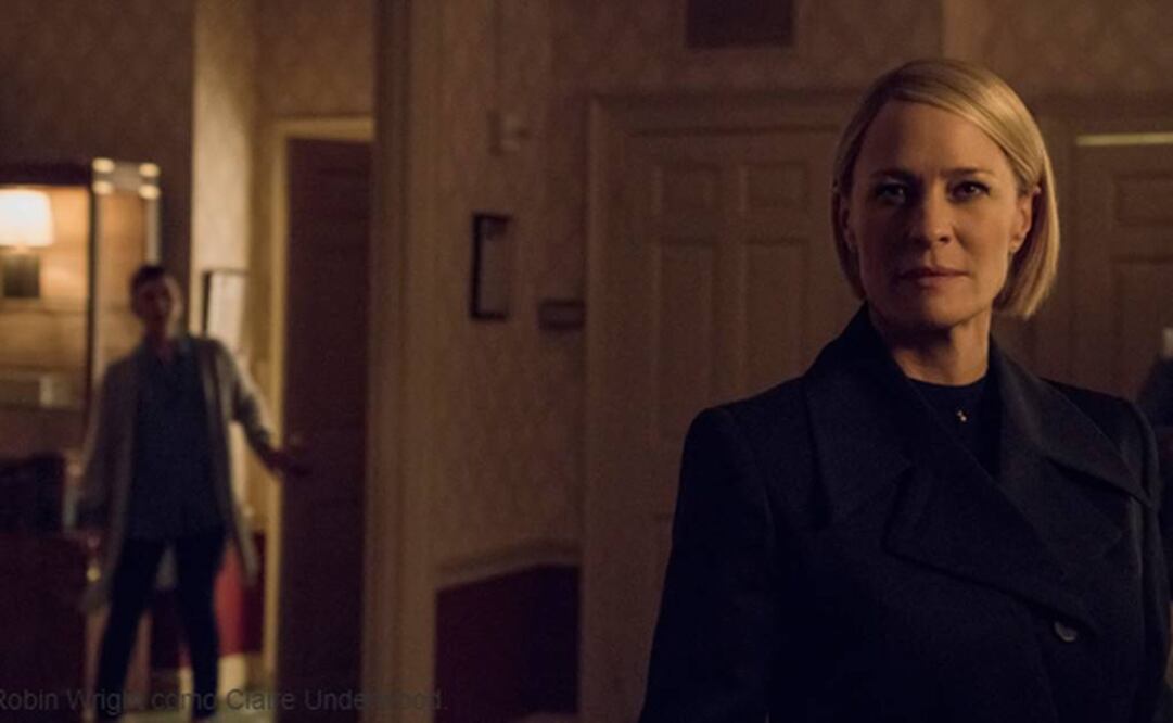 Robin Wright quedó como protagonista de "House of Cards" tras la salida de Kevin Spacey  FOTO: NETFLIX