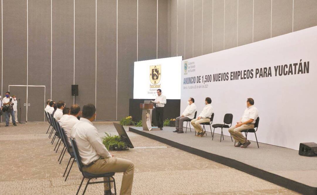 El gobernador y empresarios presentaron el proyecto en el Centro Internacional de Convenciones (CIC). Foto: Especial.