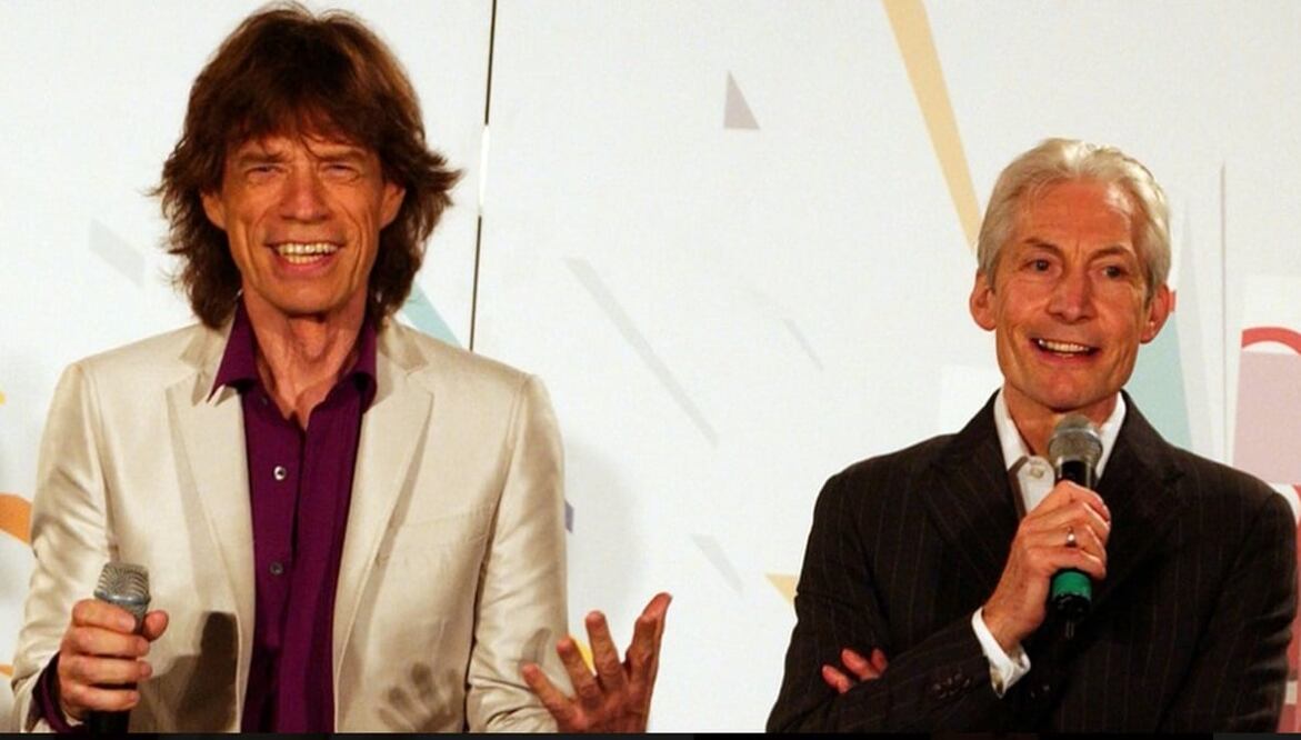 Mick Jagger y Charlie Watts. Foto: BBC