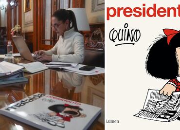 "Mafalda presidenta", el libro que figuró en foto de Sheinbaum previo a informe de 100 días; ¿dónde adquirirlo?