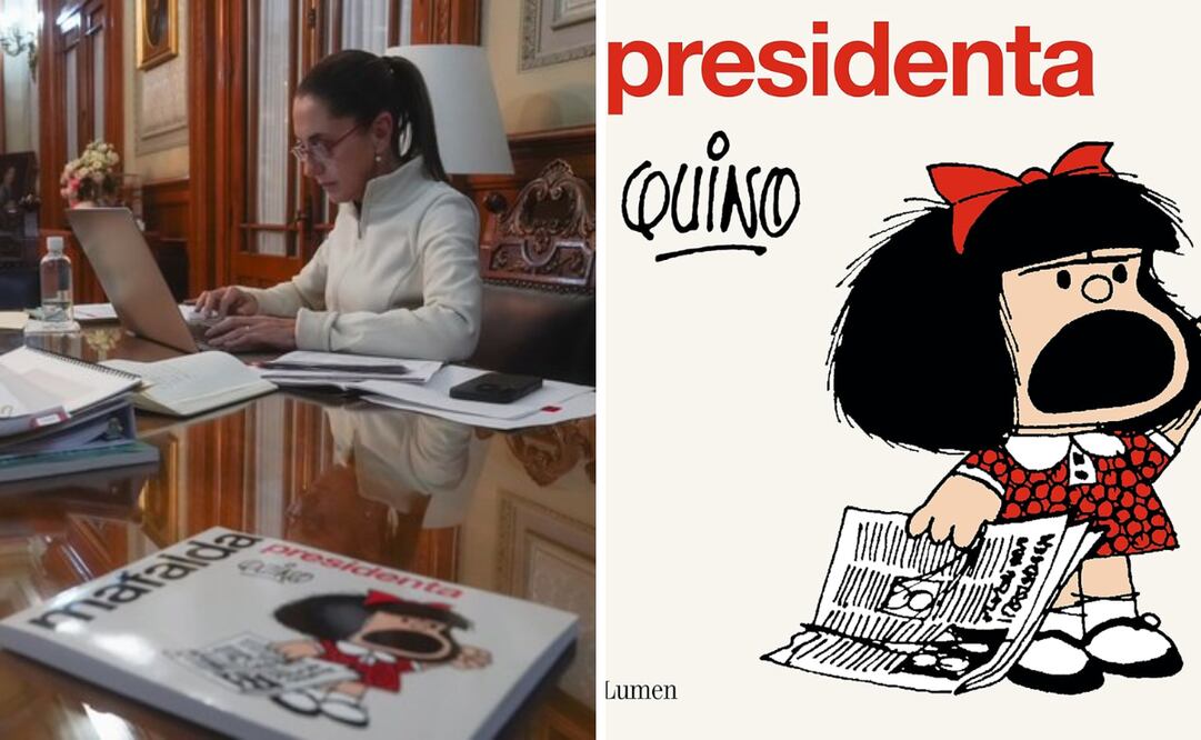 Un análisis crítico sobre la sociedad en manos de la icónica Mafalda acompaña los preparativos del primer informe presidencial de Sheinbaum.
Foto: Captura de pantalla en X