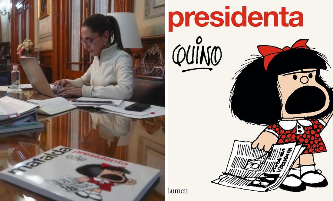 Un análisis crítico sobre la sociedad en manos de la icónica Mafalda acompaña los preparativos del primer informe presidencial de Sheinbaum.
Foto: Captura de pantalla en X