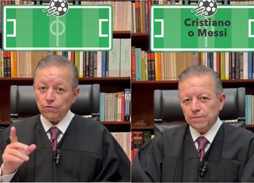 Presidente de la Suprema Corte de Justicia de la Nación saca su lado futbolero en Tik Tok