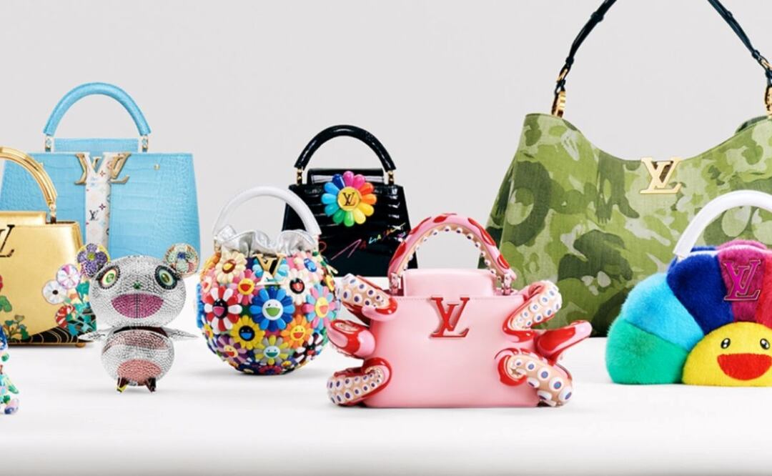 La colección Louis Vuitton x Takashi Murakami se integra por 11 modelos de bolsos. Foto: Louis Vuitton