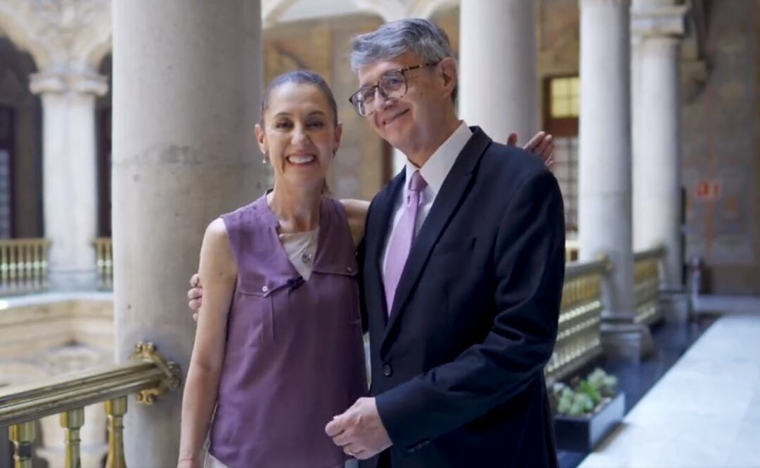 Claudia Sheinbaum y José Alfonso Suárez del Real. Foto: captura de video 