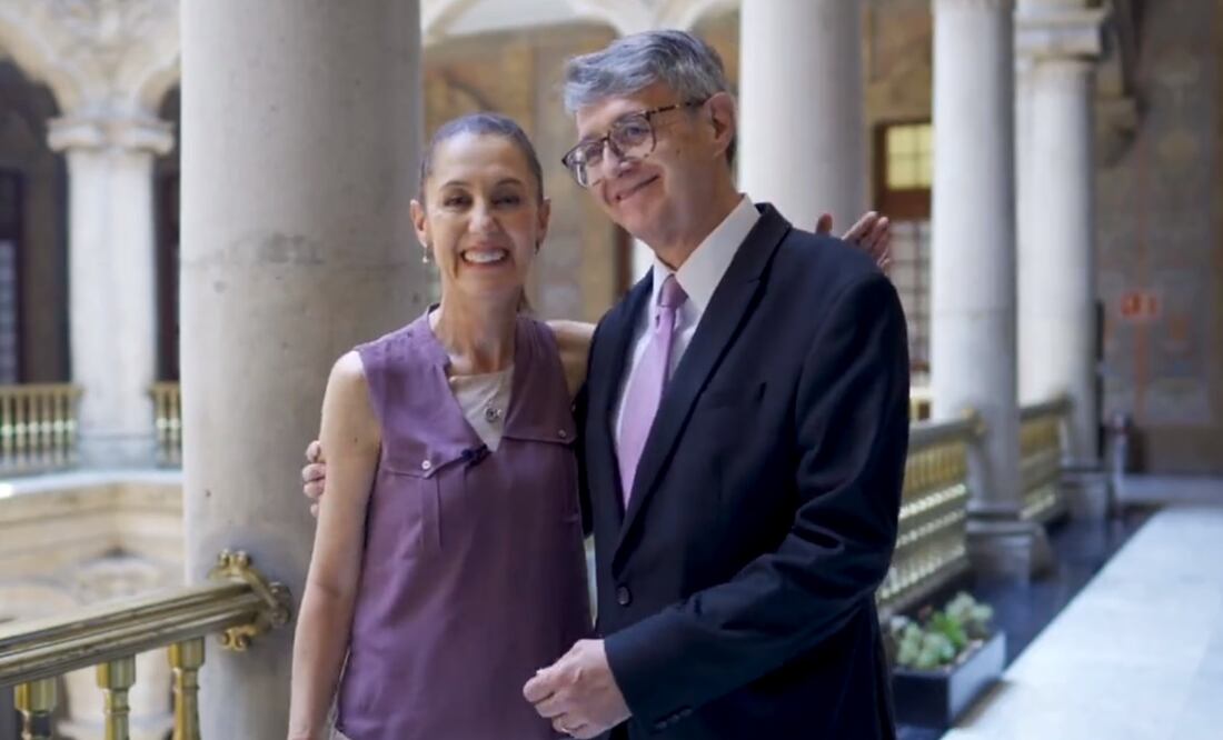 Claudia Sheinbaum y José Alfonso Suárez del Real. Foto: captura de video