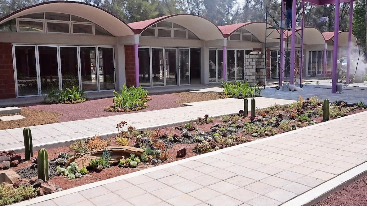 Una Utopía, como la de Mixhuca, tarda en edificarse entre 10 y 12 meses, dio a conocer el secretario Raúl Basulto. Foto: Especial