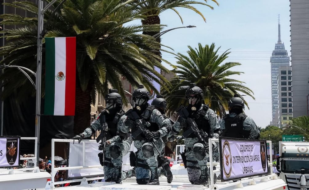 Elementos durante el Desfile Cívico Militar con motivo de la Independencia de México (16/09/2026). Foto: Osmar Alvarado / EL UNIVERSAL