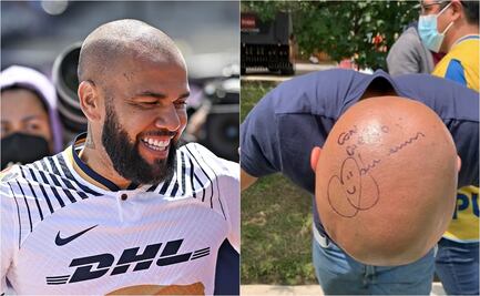 VIDEO: Dani Alves y el insólito autógrafo para un fanático de Pumas