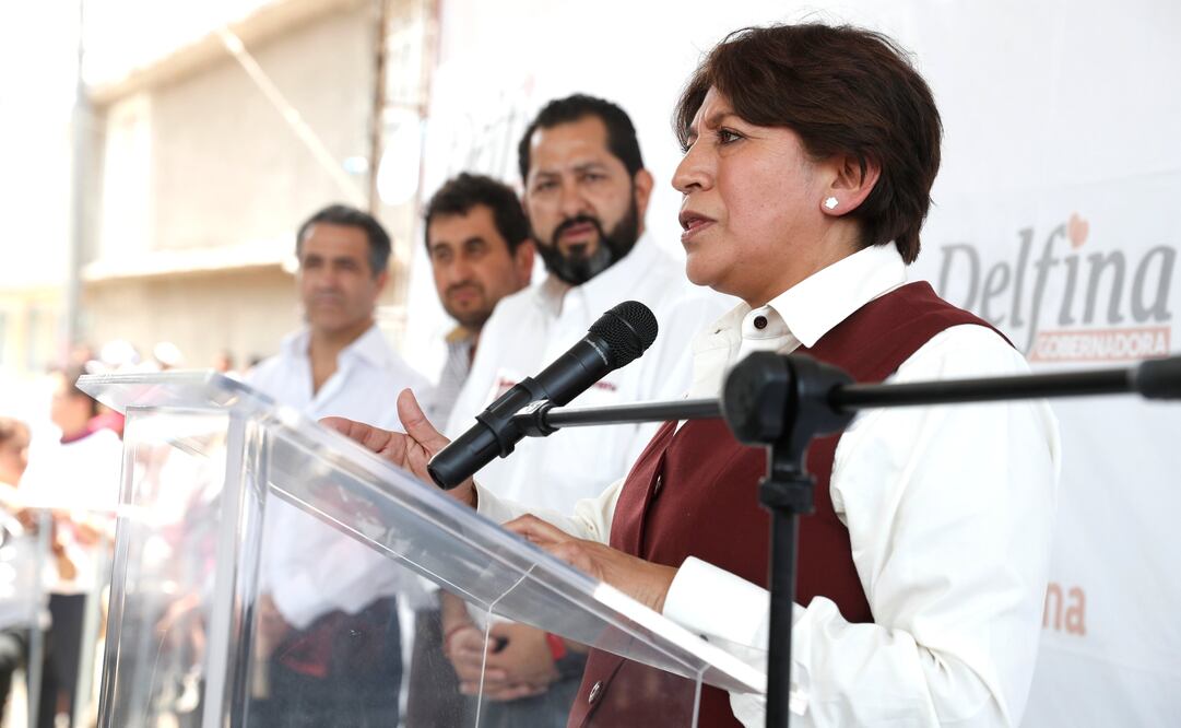 La candidata de Morena a gobernadora visitó este domingo Ciudad Lago, en Nezahualcóyotl. (Foto: Irvin Olivares / EL UNIVERSAL)
