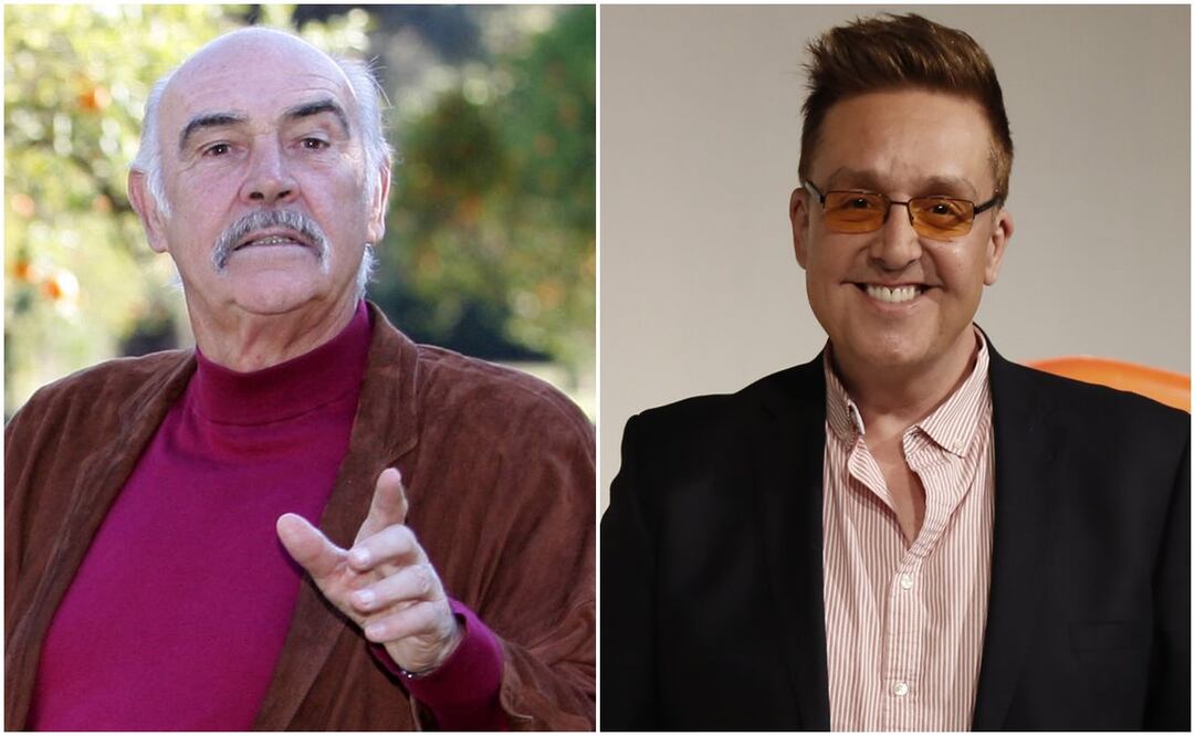Sean Connery y Daniel Bisogno. Foto: Archivo 