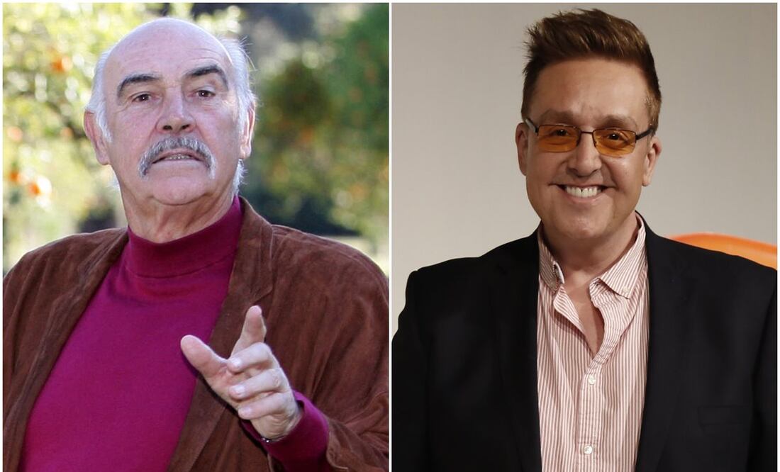 Sean Connery y Daniel Bisogno. Foto: Archivo