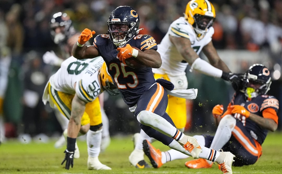 Chicago vino de atrás para vencer a los Packers. FOTO: AP
