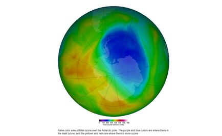 Agujero en capa de ozono es el más pequeño desde 1988