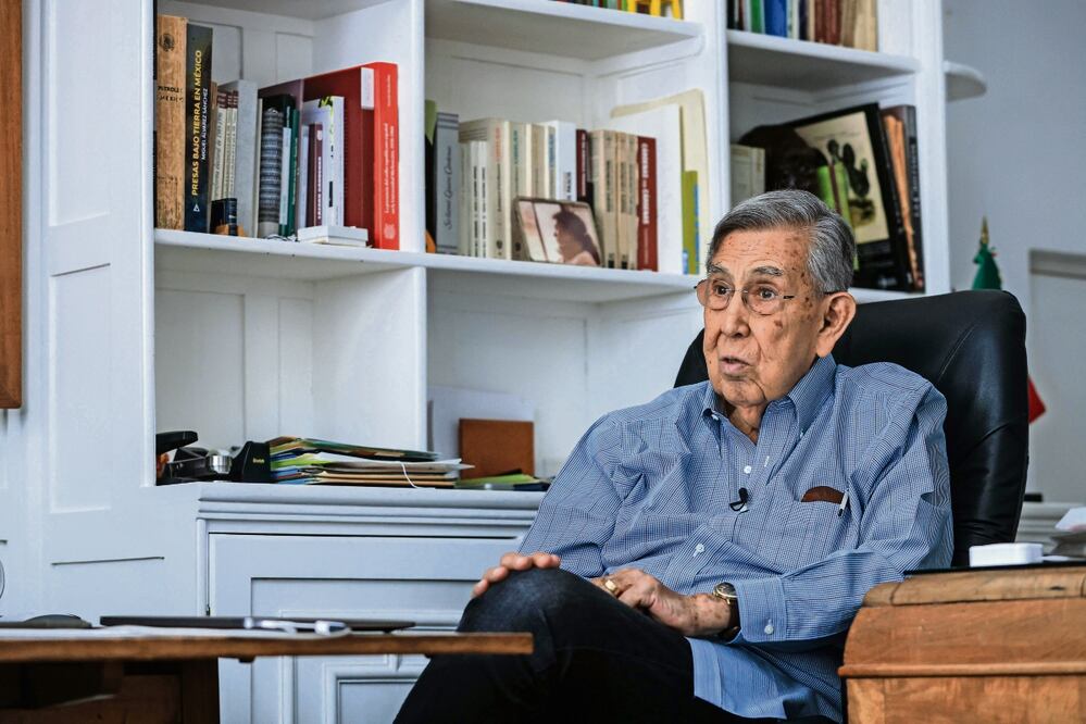 El movimiento democrático no es resultado de una sola persona, sino de millones, como Cuauhtémoc Cárdenas, dice el Presidente. Foto: Gabriel Pano | El Universal