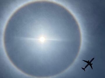 ¿Qué es un Halo Solar?; fenómeno óptico en el cielo sorprende a los capitalinos hoy, 24 de mayo