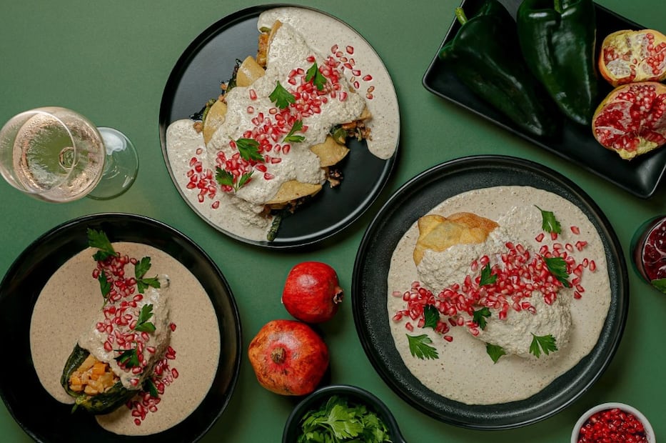 Cuentan con chile tradicional, vegano y ennogadas inspiradas en las enchiladas Agustinas. Foto: cortesía Tagers