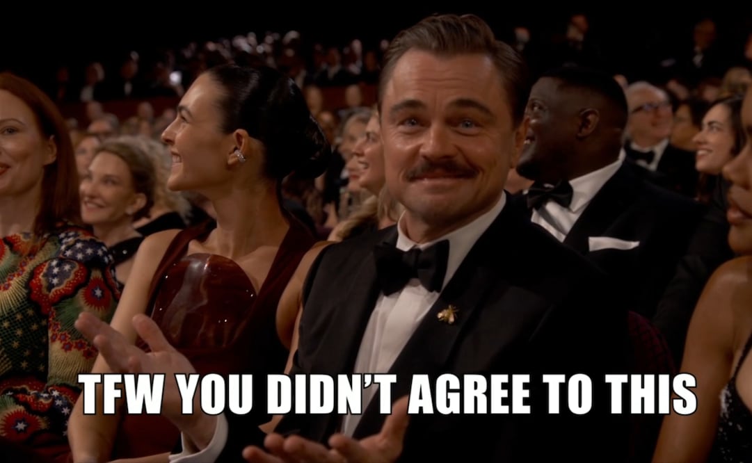 El actor protagonizó un cómico momento durante la ceremonia de los Oscar 2026. Foto: X