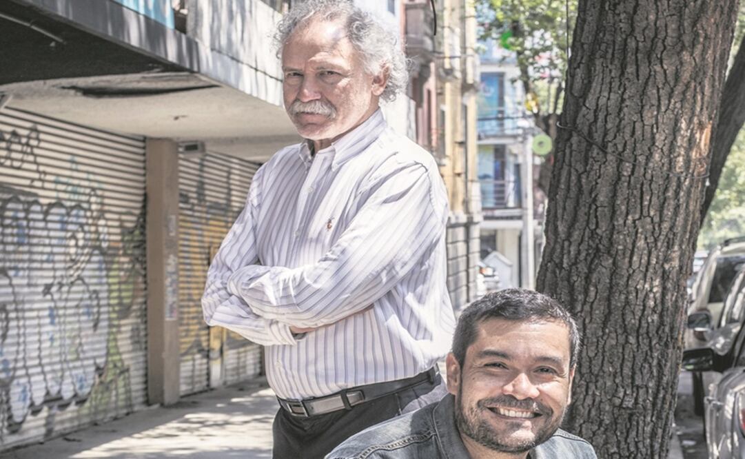 A cuatro manos, Arnoldo Kraus y Alejandro Magallanes preparan el segundo volumen. Foto: GERMÁN ESPINOSA. EL UNIVERSAL