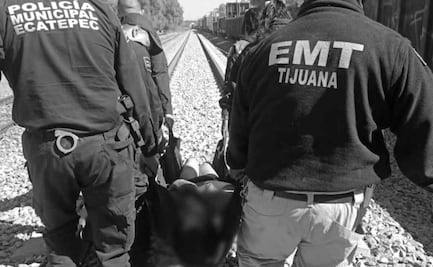 Tren embiste a hombre en situación de calle en Ecatepec