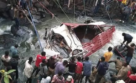 Suman 71 muertos tras accidente de camión de pasajeros en un río de Etiopía; pasajeros se dirigían a una boda