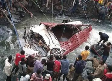 Suman 71 muertos tras accidente de camión de pasajeros en un río de Etiopía; pasajeros se dirigían a una boda