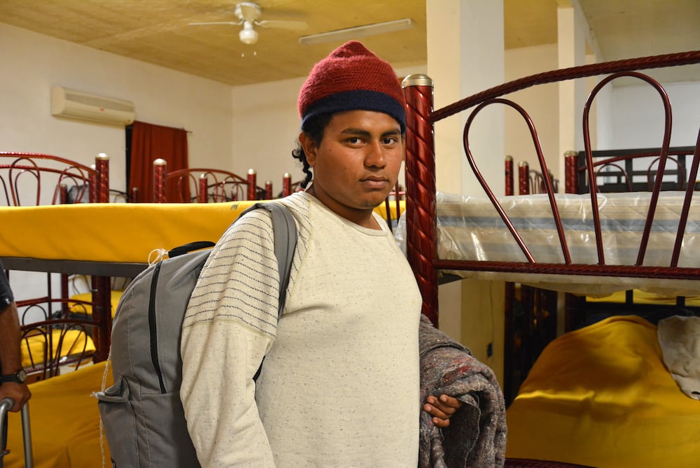 José Fernando salió de Honduras para proteger su vida de la delincuencia, por ello dice que no puede volver a su país. (AMALIA ESCOBAR)