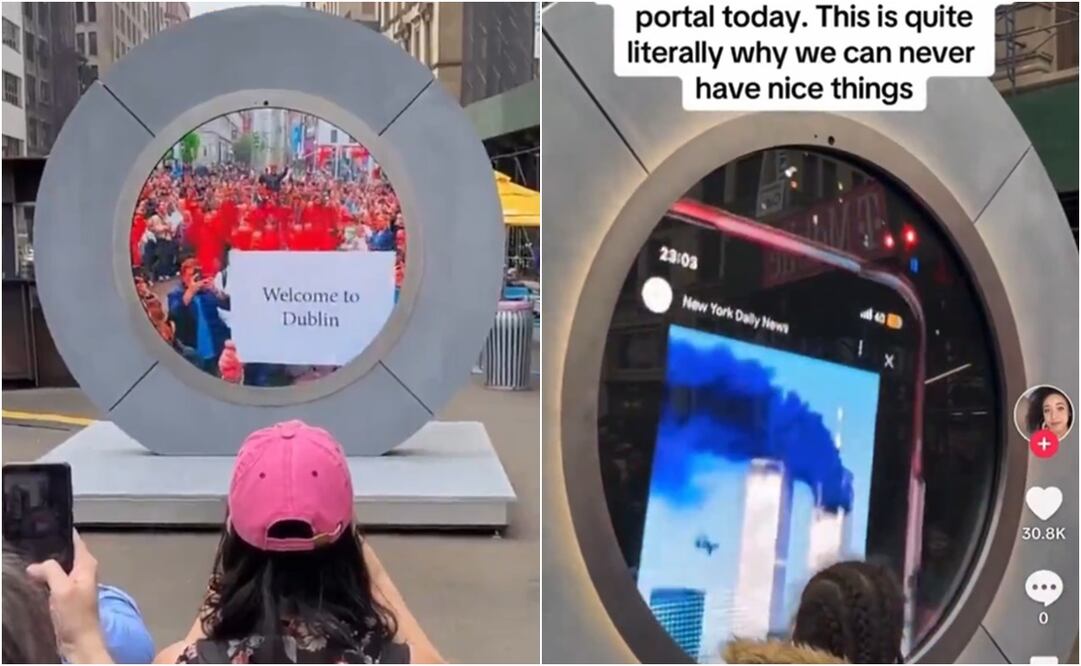 Un “portal” creado para comunicarse ciudadanos de Estados Unidos e Irlanda causó polémica en redes sociales. Foto: X