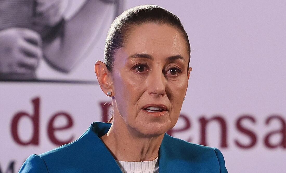 Claudia Sheinbaum se pronuncia sobre el fallecimiento de Ifigenia Martínez, quien le entregó la banda presidencial el 1 de octubre de 2024. Foto: Berenice Fregoso/EL UNIVERSAL