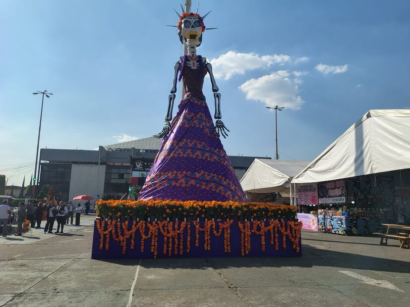 Día de Muertos alcaldía Venustiano Carranza. (Foto: Arantxa Meave/ EL UNIVERSAL)