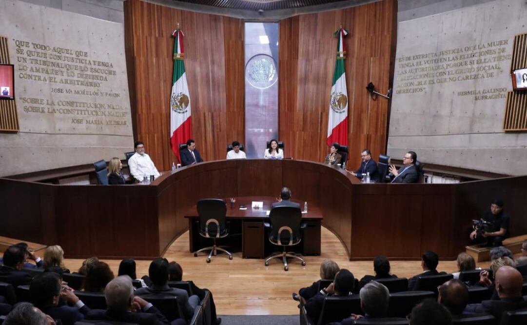Sesión Pública Solemne de la Instalación del Pleno de la Sala Superior de las Magistraturas de las Salas Regionales del TEPJF este 2 de septiembre de 2025. Foto: Fernanda Rojas/ EL UNIVERSAL