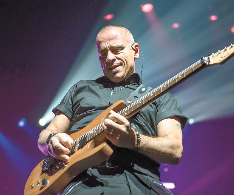 Aunque no habla bien el español, el italiano trató en todo momento de conectarse con el público. Foto: CORTESÍA