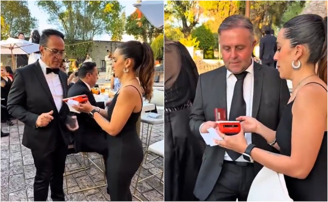 Este video viral ha generado polémica en redes sociales, con usuarios que apoyan la idea de los novios y quienes critican y rechazan la decisión. Foto: X