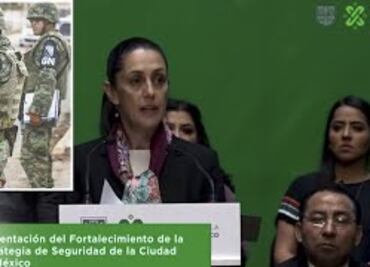 “Bienvenida la Guardia Nacional”, operará en 8 alcaldías: Sheinbaum