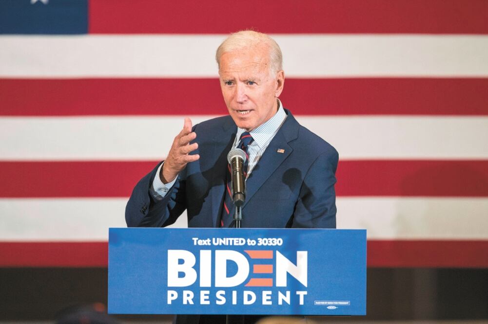 Joe Biden, busca la reelección en EU con el Partido Demócrata. Foto: AFP