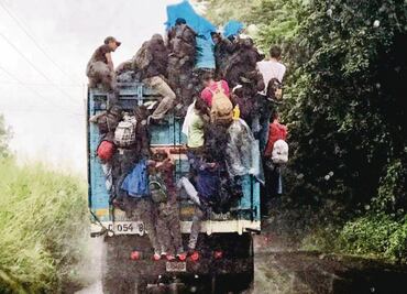 “Para pasar miserias, mejor en nuestros pueblos”