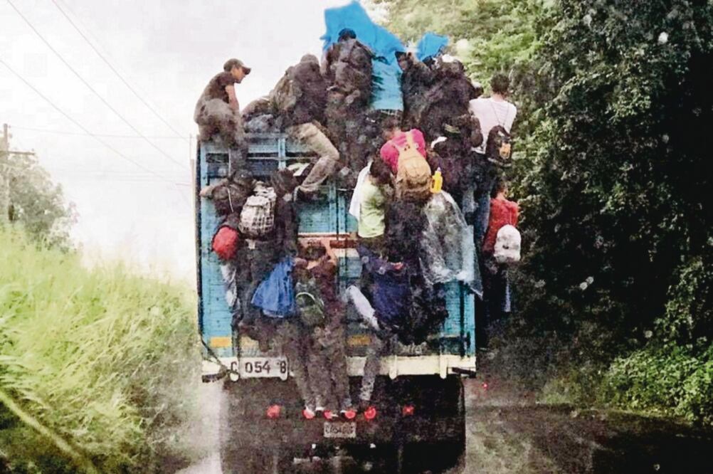 La última caravana, que salió en enero, partió con más de 700 hondureños, indican reportes del gobierno centroamericano. Foto: CORTESÍA PEDRO ULTRERAS