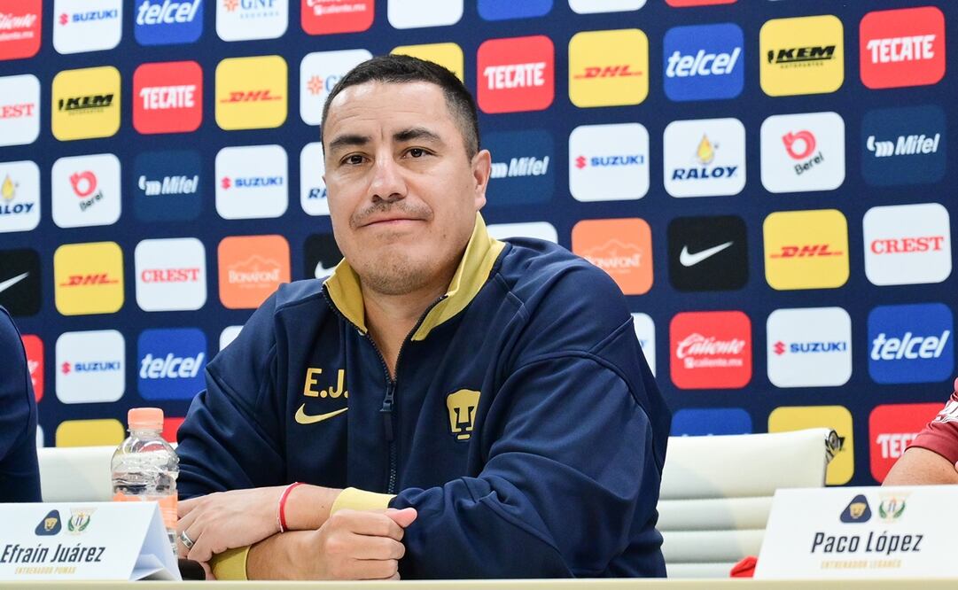 Efraín Juárez en conferencia de prensa, previo al PumaFest - Foto: Imago7
