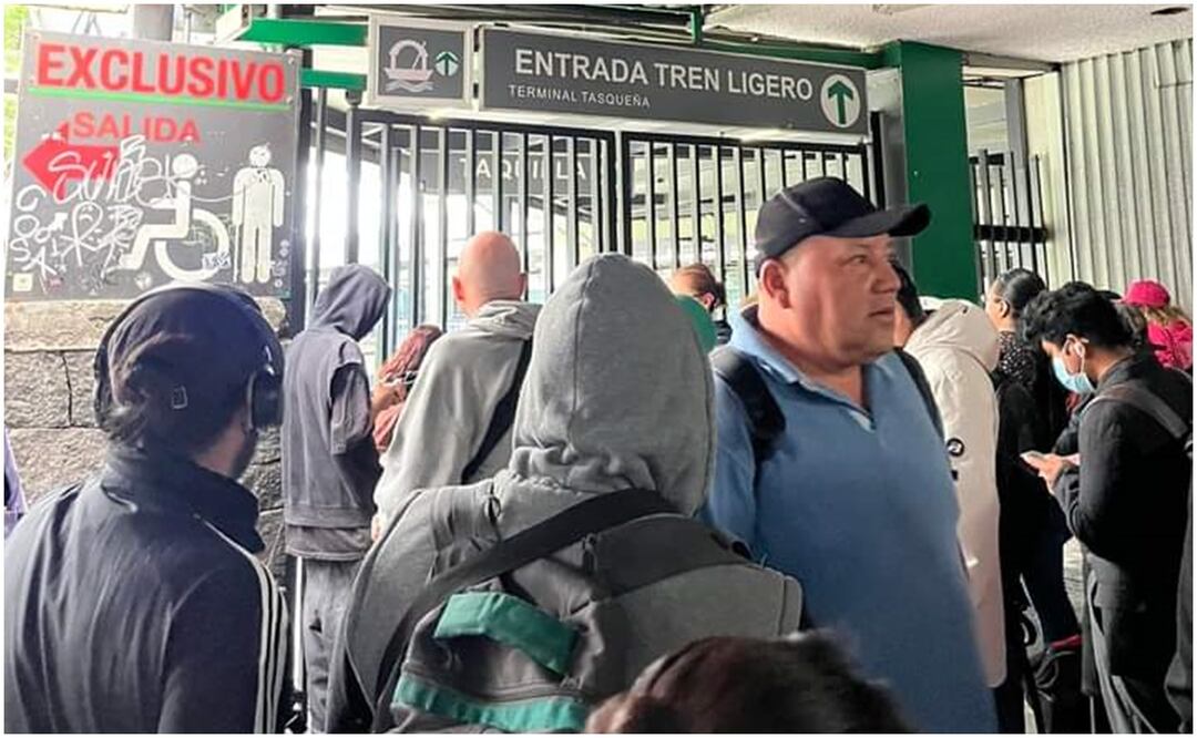 Suspenden servicio de Tren Ligero de Tasqueña a Xotepingo este 27 de septiembre de 2024. Foto: X (@IzgMadeel)