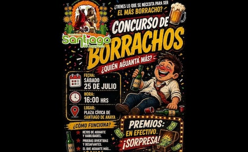 Feria de Santiago de Anaya desata polémica; promocionan concurso para “ver quién aguanta más” alcohol