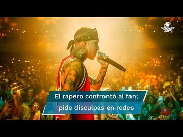 Lanzan botella a Santa Fe Klan en su concierto