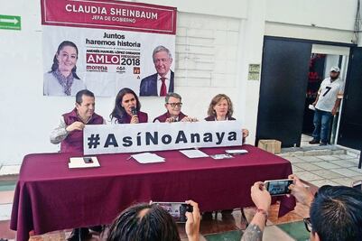 Chocan BJ y Morena por plaza para AMLO