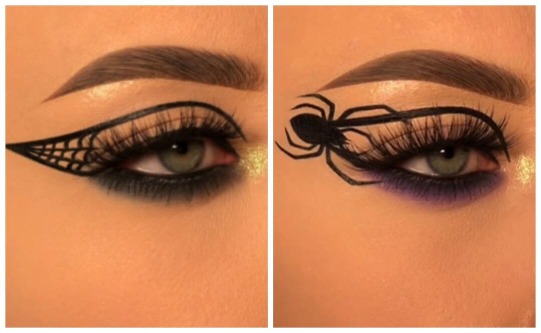 Estos delineados para Halloween destacarán de manera impresionante tu mirada. Imagen: Instagram @alicekingmakeup