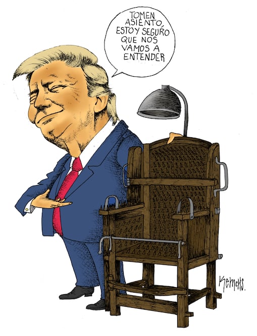 Arreglos con México. Cartón: KEMCHS