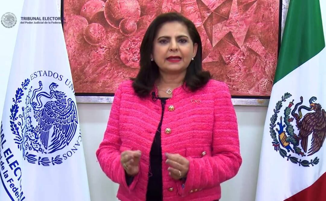 Mónica Soto, magistrada presidenta del Tribunal Electoral. Foto: Captura de video