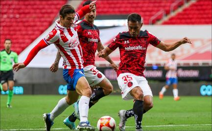 Finalizan con empate las Chivas y el Toluca en el Akron