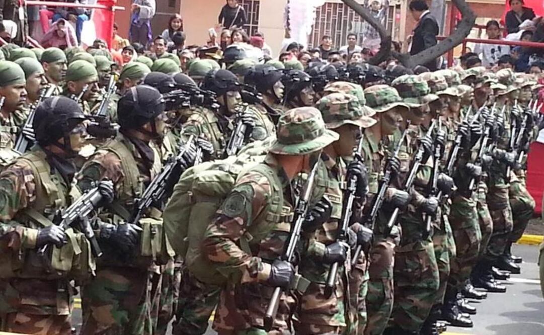 El Ejército presentó como novedad este año a un grupo de hombres y mujeres que desde este año integran el primer batallón antiterrorista (Foto: El Comercio de Perú - GDA)